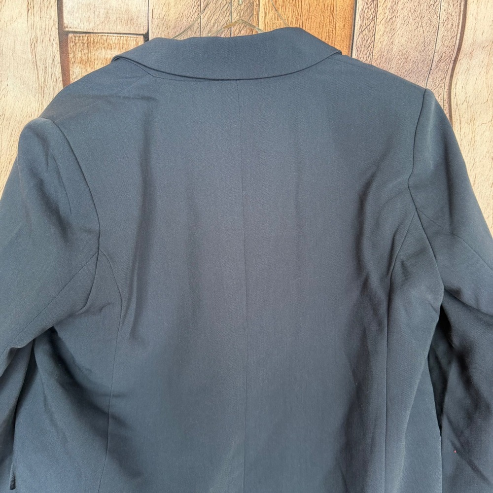 Abercrombie & Fitch Blazer Power Office Classic Preppy Workwear Navy Large NWT - Picture 5 of 8